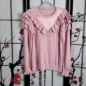 TED BAKER Yowsie Ruffle Detail Jumper